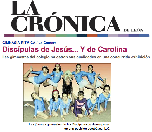 Las chicas de gimnasia rítmica en