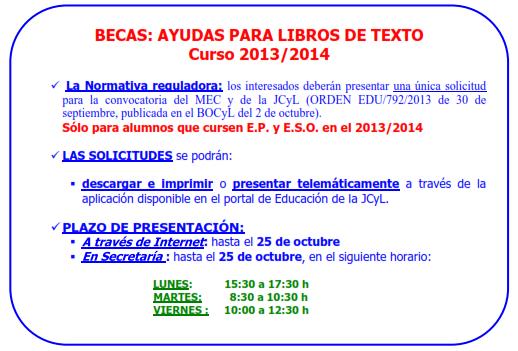 ayuda libros texto 13-14